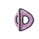 Product TUFFY® Ultimate 3-Way Ring Pink Leopard Dog Toy