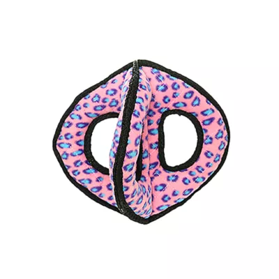 Product TUFFY® Ultimate 3-Way Ring Pink Leopard Dog Toy