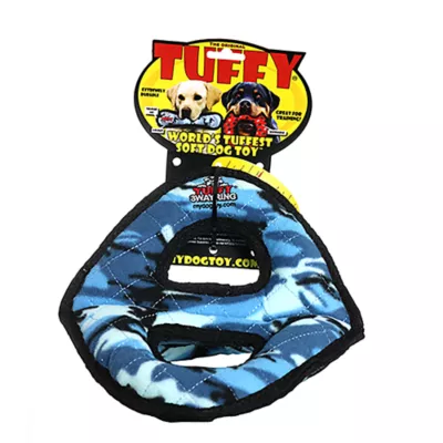 Product TUFFY® Ultimate 3-Way Ring Blue Camo Dog Toy