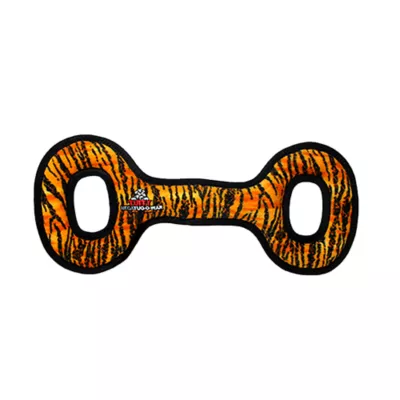 Product TUFFY® Mega Tug Oval Tiger-Striped Dog Toy