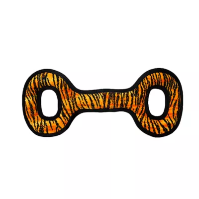 Product TUFFY® Mega Tug Oval Tiger-Striped Dog Toy
