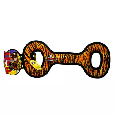 Product TUFFY® Mega Tug Oval Tiger-Striped Dog Toy