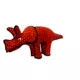 Product TUFFY® Dinosaur Triceratops Red Dog Toy