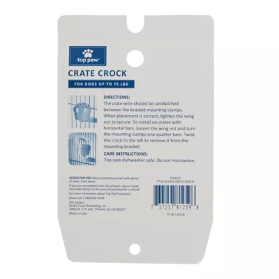 Product Top Paw® Crate Crock