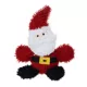 Product MIGHTY Microfiber Ball Med Santa Dog Toy