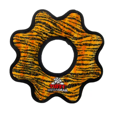 Product TUFFY® Mega Gear Ring Tiger-Striped Dog Toy