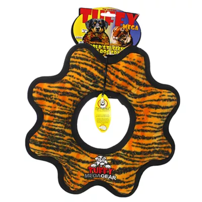 Product TUFFY® Mega Gear Ring Tiger-Striped Dog Toy