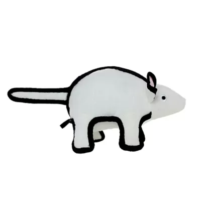 Product TUFFY® Barnyard Themed Dog Toy- White Mouse
