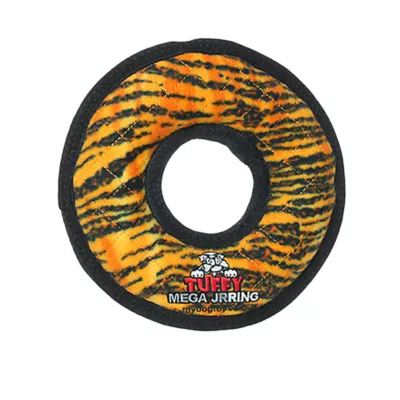 Product TUFFY® Mega JR Ring Tiger-Striped Dog Toy