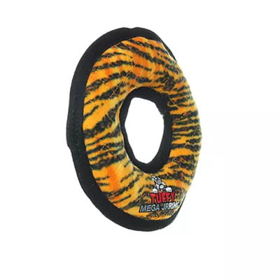 Product TUFFY® Mega JR Ring Tiger-Striped Dog Toy