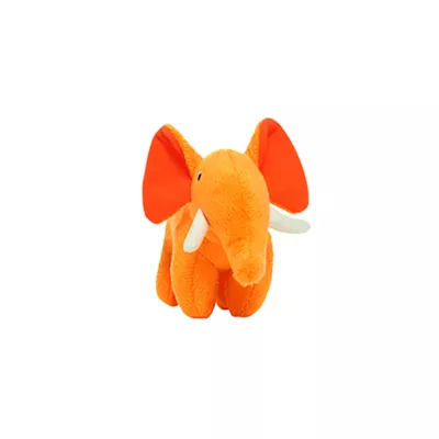 Product MIGHTY JR Safari Elephant Orange Dog Toy