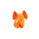 Product MIGHTY JR Safari Elephant Orange Dog Toy