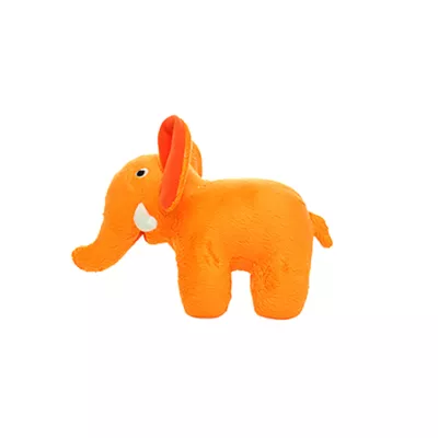 Product MIGHTY JR Safari Elephant Orange Dog Toy