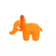 Product MIGHTY JR Safari Elephant Orange Dog Toy