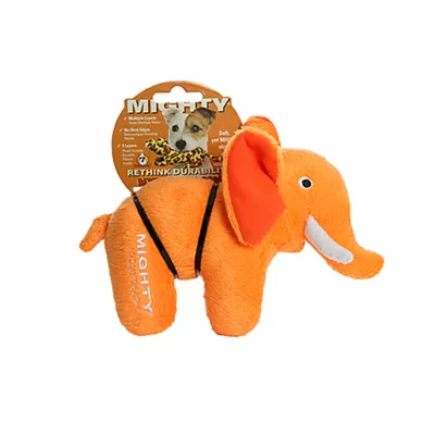 Product MIGHTY JR Safari Elephant Orange Dog Toy