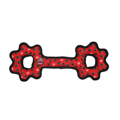 Product TUFFY® Ultimate Tug-O-Gear Red Paw Dog Toy
