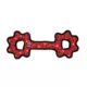 Product TUFFY® Ultimate Tug-O-Gear Red Paw Dog Toy