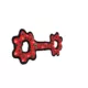 Product TUFFY® Ultimate Tug-O-Gear Red Paw Dog Toy