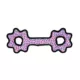 Product TUFFY® Ultimate Tug-O-War Pink Leopard Dog Toy