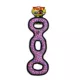 Product TUFFY® Ultimate 3-Way Tug Pink Leopard Dog Toy