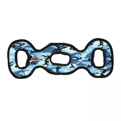 Product TUFFY® Ultimate 3-Way Tug Blue Camo Dog Toy