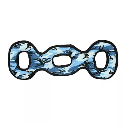 Product TUFFY® Ultimate 3-Way Tug Blue Camo Dog Toy