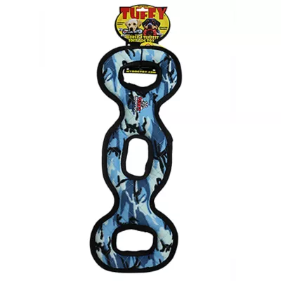 Product TUFFY® Ultimate 3-Way Tug Blue Camo Dog Toy