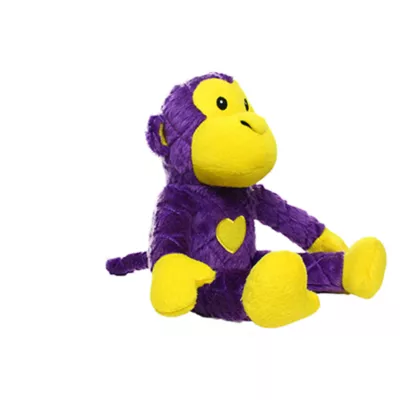 Product MIGHTY Safari Monkey Purple Dog Toy