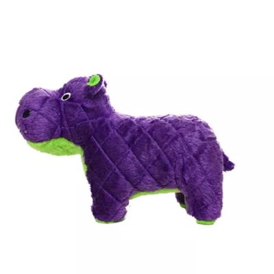 Product MIGHTY Safari Hippo Purple Dog Toy