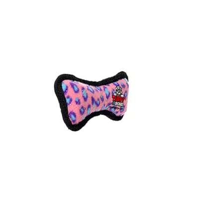 Product TUFFY® JR Bone Pink Leopard Dog Toy