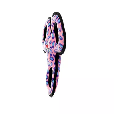 Product TUFFY® JR 3-Way Tug Pink Leopard Dog Toy