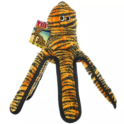 Product TUFFY® Mega Large Octopus Tiger-Striped Dog Toy