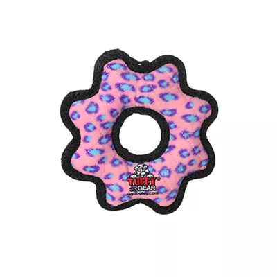 Product TUFFY® JR Gear Ring Pink Leopard Dog Toy