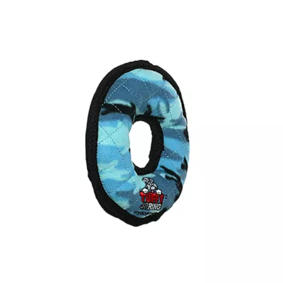 Product TUFFY® JR Ring Blue Camo Dog Toy