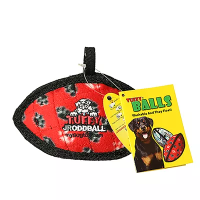Product TUFFY® JR Odd Ball Red Paw Dog Toy
