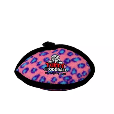 Product TUFFY® JR Odd Ball Pink Leopard Dog Toy