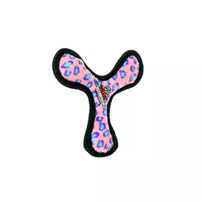 Product TUFFY® JR Boomerang Pink Leopard Dog Toy