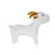 Product MIGHTY Farm Goat Dog Toy
