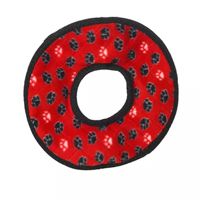 Product TUFFY® No Stuff Ultimate Ring Red Paw Dog Toy