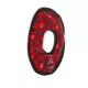 Product TUFFY® No Stuff Ultimate Ring Red Paw Dog Toy