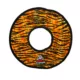 Product TUFFY® No Stuff Mega Ringer Tiger-Striped Dog Toy