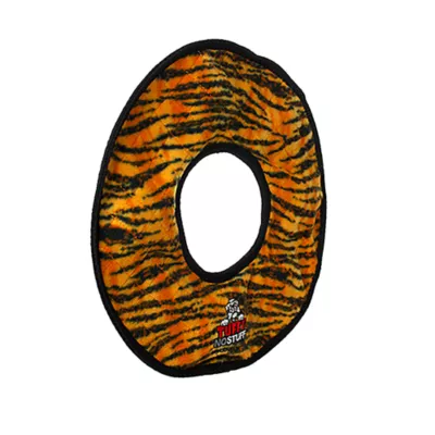 Product TUFFY® No Stuff Mega Ringer Tiger-Striped Dog Toy