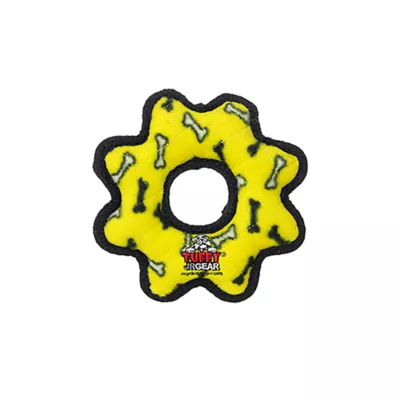 Product TUFFY® JR Gear Ring Yellow Bone Dog Toy