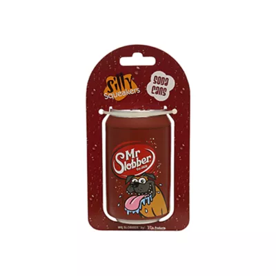 Product Silly Squeakers - "Mr. Slobber" Novelty Soda Can Dog Toy
