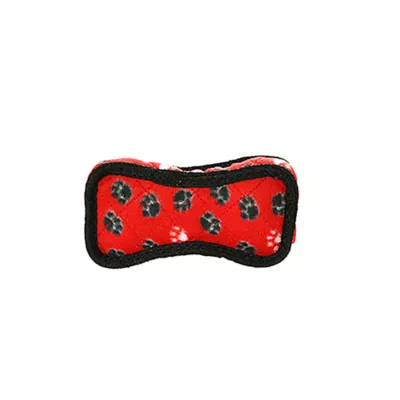 Product TUFFY® JR Thick Bone Red Paw Dog Toy
