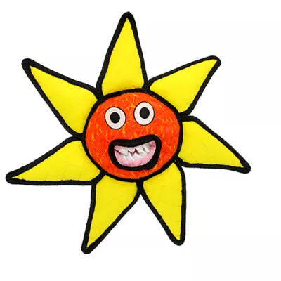 Product TUFFY® Alien Ball Flower Red Dog Toy