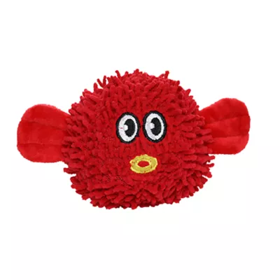 Product MIGHTY JR Microfiber Ball Red Blowfish Dog Toy