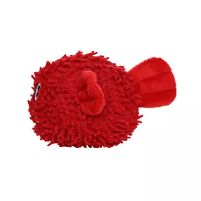 Product MIGHTY JR Microfiber Ball Red Blowfish Dog Toy