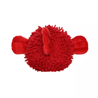 Product MIGHTY JR Microfiber Ball Red Blowfish Dog Toy