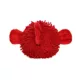 Product MIGHTY JR Microfiber Ball Red Blowfish Dog Toy